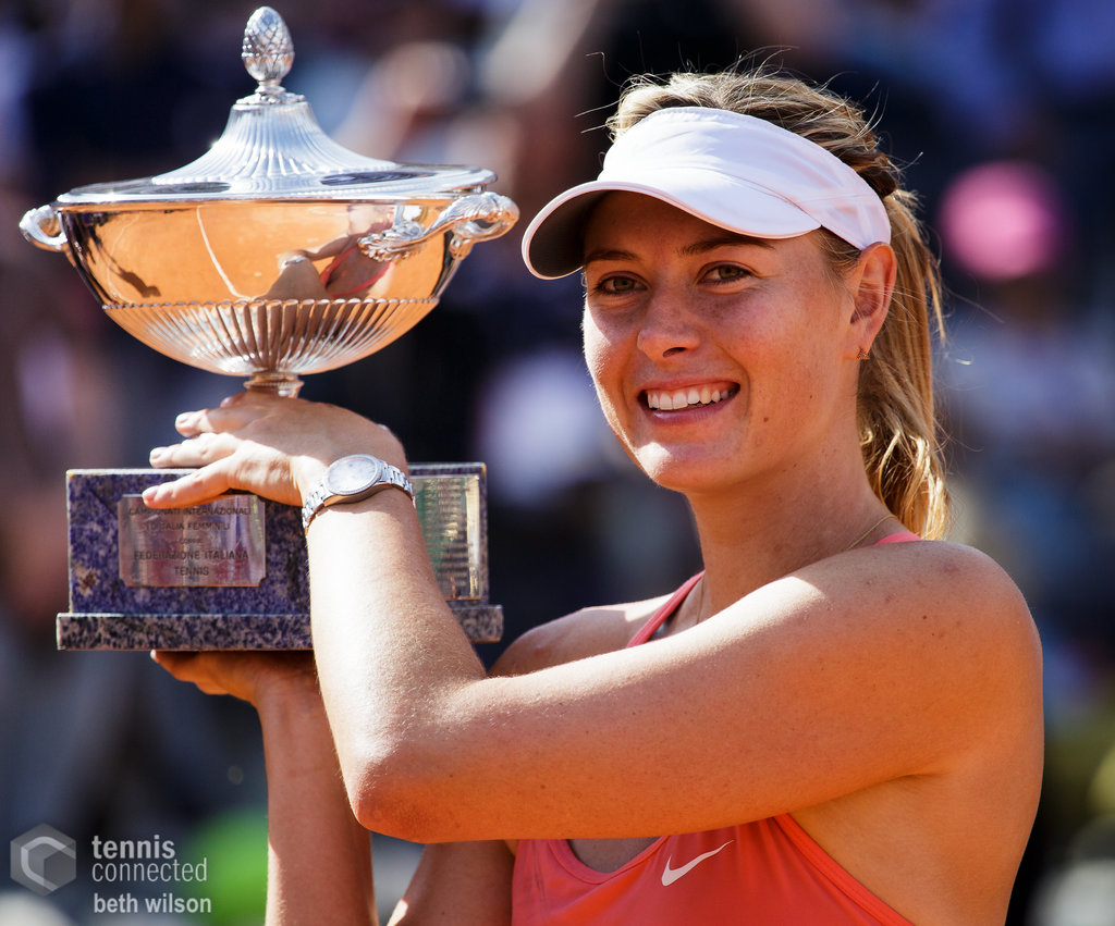 Tennis Elbow: Maria Sharapova will soon be free