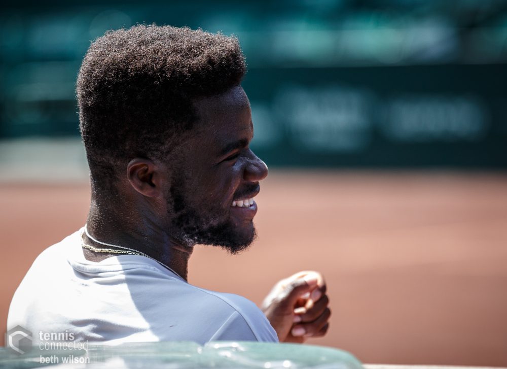 Tiafoe, Krueger Deal with Distraction at Sarasota Challenger