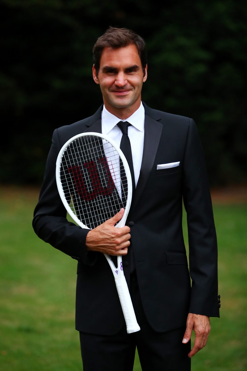 Federer Wins Wimbledon Title Receives Limited Edition Pro Staff RF97 Autograph Racket