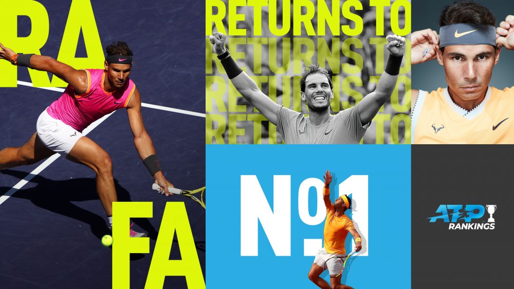 Nadal Returns to No. 1 in ATP Rankings