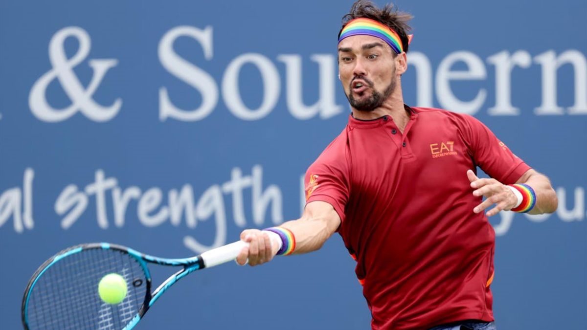 Sinner, Fognini Advance to Second Round of Western & Southern Open