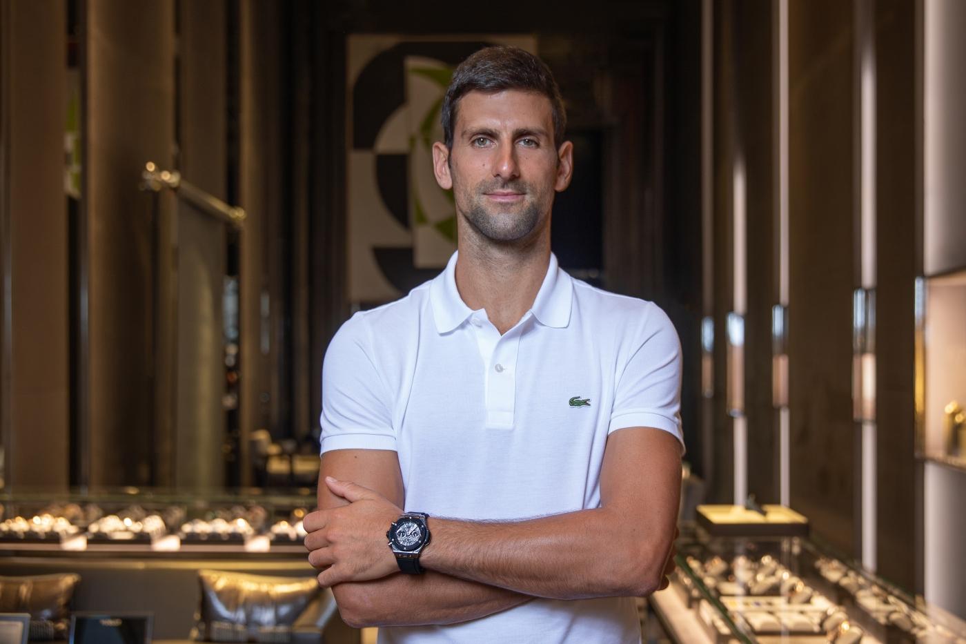 Novak Djokovic, a New Hublot Ambassador