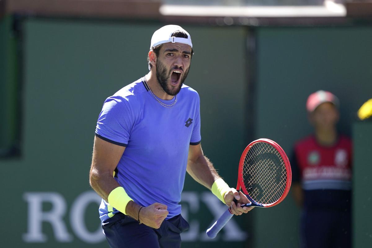 Fritz Upsets Berrettini in Indian Wells; Khachanov Advances to Fourth Round