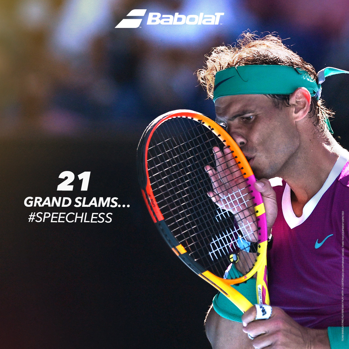 Babolat Celebrates Rafa Nadal’s 21st Major Title