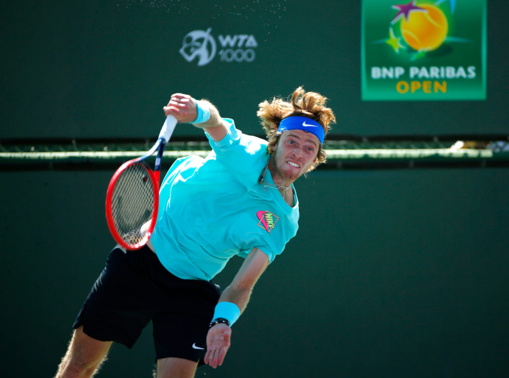 Rublev, Hurkacz and Fritz Advance to BNP Paribas Open Third Round; Auger-Aliassime, Murray Ousted