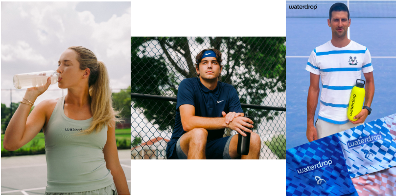 Novak Djokovic Invests + Named Ambassador In The Pioneer Of Hydration Smart-Tech, waterdrop