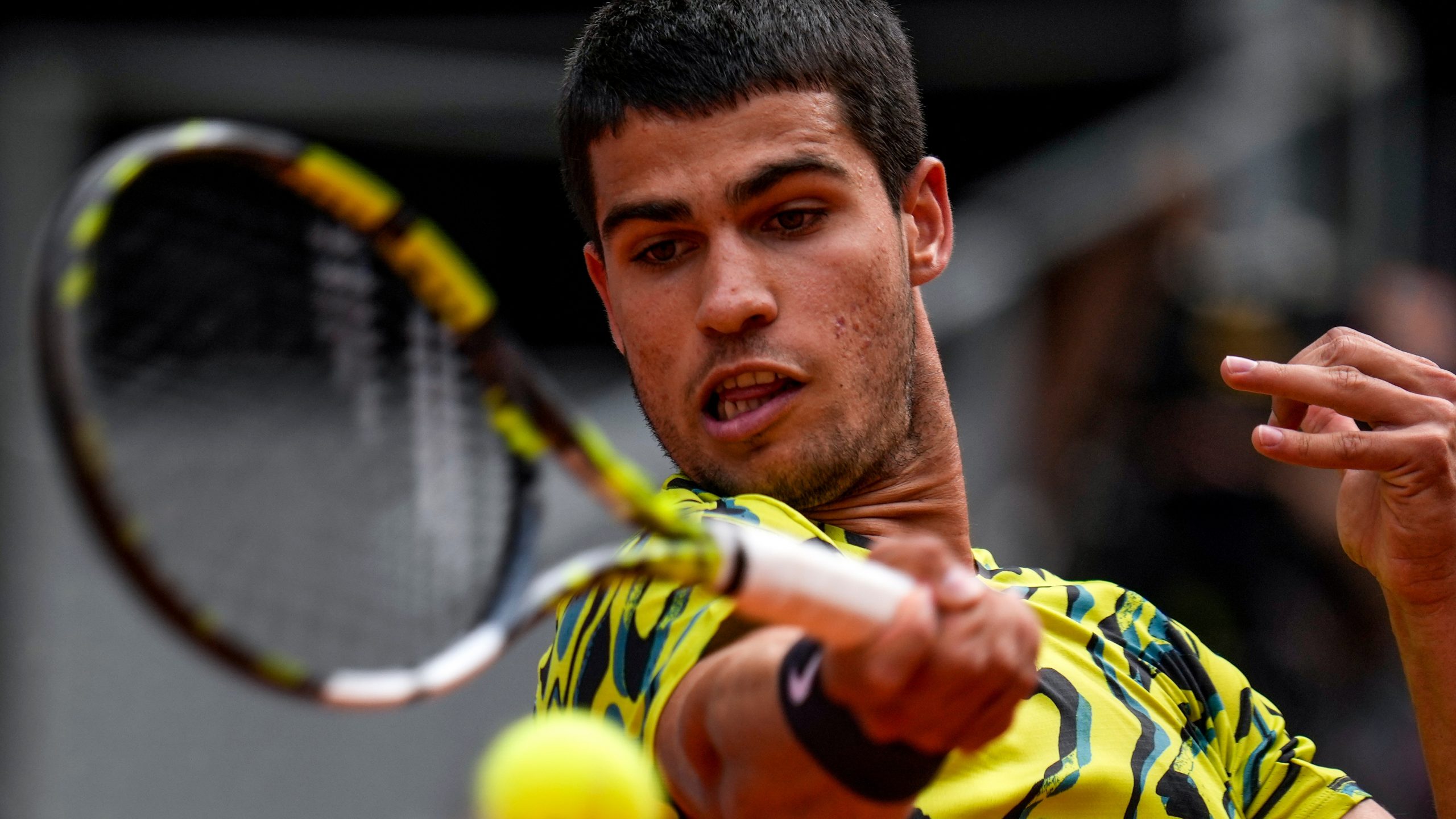 Spaniard Carlos Alcaraz will be looking for a three-peat at the Madrid Open.
