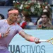 Rafael Nadal wins at the Madrid Open on Saturday.