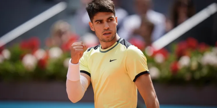 Carlos Alcaraz wins in his opening match at the Madrid Open. Monte Carlo
