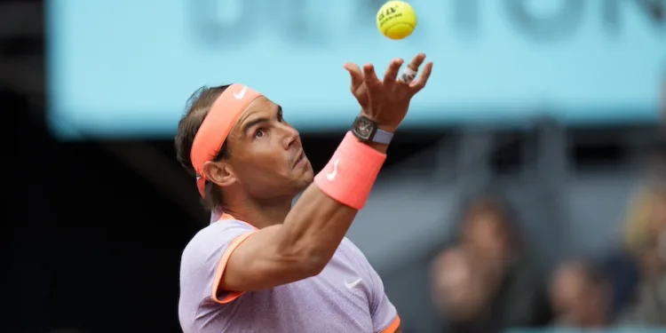 Rafael Nadal will highlight play on Saturday at the Madrid Open.