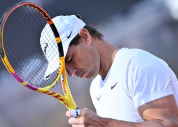 Rafael Nadal at the Italian Open.